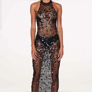 Rat & Boa Aurora Sequin Dress .